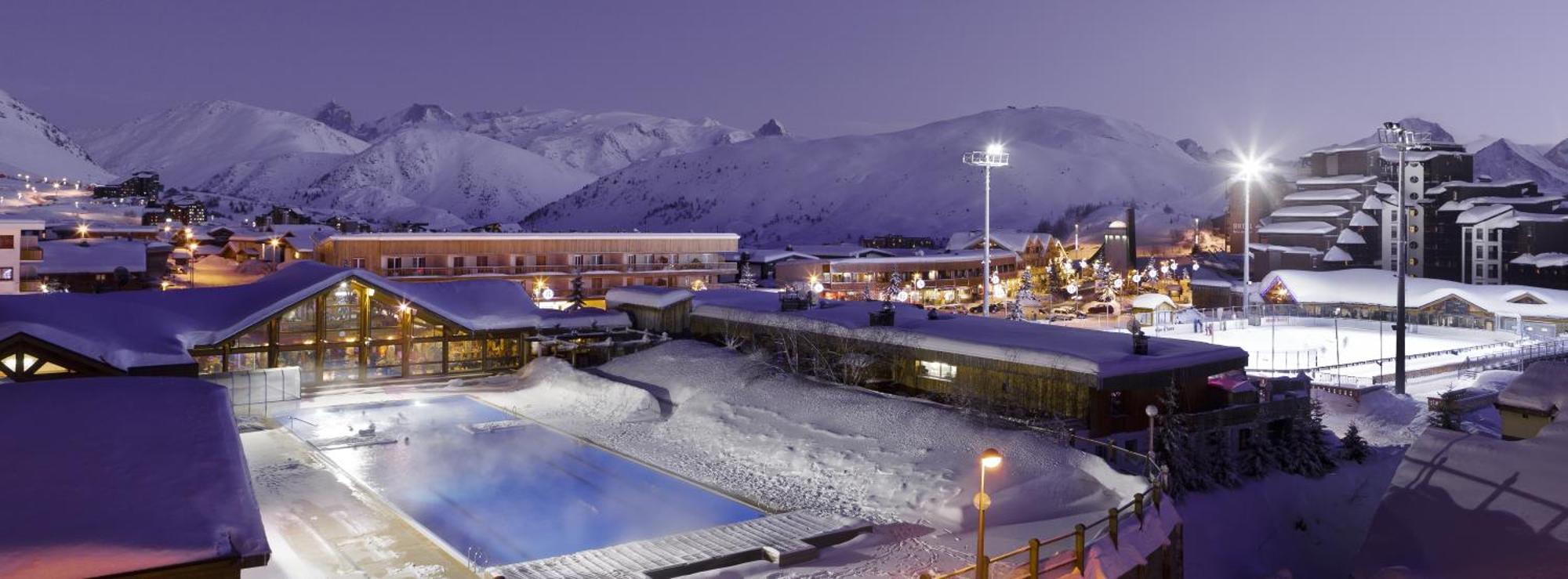 Chalet Alpe D'Huez 1850-Sea And Mountain Pleasure Avec 2 Appartements- 1 Appartement 3 Chambres 8 Couchages - 3 Salles D'Eau Et 1 Appartement 5 Chambres 12 Couchages 5 Salles D'Eau - Jacuzzi Et Sauna -Pieds Des Pistes Et Centre Alpe d'Huez Exterior foto