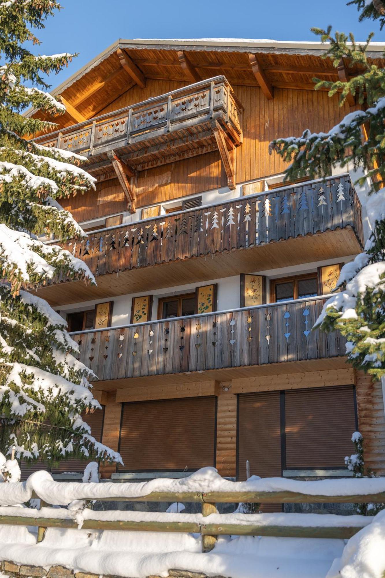 Chalet Alpe D'Huez 1850-Sea And Mountain Pleasure Avec 2 Appartements- 1 Appartement 3 Chambres 8 Couchages - 3 Salles D'Eau Et 1 Appartement 5 Chambres 12 Couchages 5 Salles D'Eau - Jacuzzi Et Sauna -Pieds Des Pistes Et Centre Alpe d'Huez Exterior foto